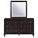 Emberlyn 6-drawer Bedroom Dresser w/Mirror Brown by Coaster