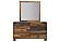 Sidney 6-drawer Dresser w/Mirror Rustic Pine by Coaster