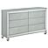 Gunnison 4-piece Queen Bedroom Set w/LED Lighting Silver Metallic by Coaster