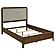 Maderia Upholstered Panel Bedroom Set Walnut by Coaster