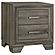 Wright Upholstered Bedroom Set Brown Oak by Coaster