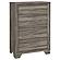 Wright Upholstered Bedroom Set Brown Oak by Coaster