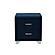 Melody Wingback Upholstered Bedroom Set - Pacific Blue by Coaster