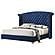 Melody Wingback Upholstered Bedroom Set - Pacific Blue by Coaster