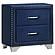 Melody 4-piece Queen Tufted Upholstered Bedroom Set Pacific Blue by Coaster