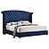 Melody 4-piece Queen Tufted Upholstered Bedroom Set Pacific Blue by Coaster