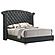 Melody 5-piece Queen Tufted Upholstered Bedroom Set Grey by Coaster