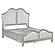 Veronica 4-piece Queen Storage Bed w/LED Headboard Silver Oak and Ivory by Coaster