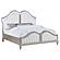 Evangeline - Tufted Upholstered Platform Bedroom Set - Ivory & Silver Oak by Coaster
