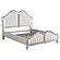 Evangeline 4-piece Upholstered Platform California King Bedroom Set Ivory and Silver Oak by Coaster