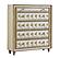 Antonella - Upholstered Tufted Bedroom Set - Ivory & Camel by Coaster