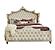 Antonella - Upholstered Tufted Bedroom Set - Ivory & Camel by Coaster