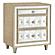 Antonella 4-Piece Eastern King Upholstered Tufted Bedroom Set Ivory and Camel by Coaster
