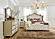 Antonella 4-Piece California King Upholstered Tufted Bedroom Set Ivory and Camel by Coaster