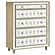 Antonella 5-Piece Queen Upholstered Tufted Bedroom Set Ivory and Camel by Coaster