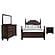 Andover 4-piece Queen Bedroom Set Dark Oak by Coaster