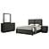 Cavelle 4-piece Queen Bedroom Set Black by Coaster