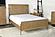 Arini Rattan California King Panel Bed Sand Wash and Natural by Coaster