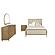 Arini 4-piece Queen Bedroom Set Cream and Sand Wash by Coaster