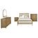 Arini 5-piece Queen Bedroom Set Cream and Sand Wash by Coaster