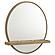 Arini 2-piece Makeup Vanity Table w/Mirror Set Sand Wash by Coaster