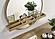 Arini 2-piece Makeup Vanity Table w/Mirror Set Sand Wash by Coaster