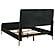 Arini Rattan California King Panel Bed Black and Natural by Coaster