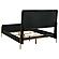Arini Queen Bed w/Upholstered Headboard Black and Grey by Coaster