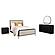 Arini 4-piece Queen Bedroom Set Cream and Black by Coaster