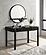 Arini 2-drawer Vanity Desk Makeup Table Black by Coaster