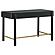 Arini 2-piece Makeup Vanity Table w/Mirror Set Black by Coaster
