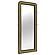 Arini Cane Weave Full Length Standing Floor Mirror Black by Coaster