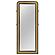 Arini Cane Weave Full Length Standing Floor Mirror Black by Coaster