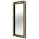 Arini Cane Weave Full Length Standing Floor Mirror Black by Coaster