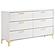 Kendall - Tufted Upholstered Panel Bedroom Set - White by Coaster