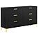 Kendall 4-piece Tufted Panel Eastern King Bedroom Set Black and Gold by Coaster
