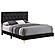 Kendall Tufted Panel Queen Bed Black and Gold by Coaster