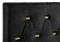 Kendall Tufted Panel Queen Bed Black and Gold by Coaster