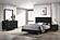 Kendall 4-piece Tufted Panel Queen Bedroom Set Black and Gold by Coaster