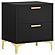 Kendall 5-piece Tufted Panel Queen Bedroom Set Black and Gold by Coaster