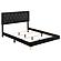 Kendall Tufted Panel Queen Bed Black and Gold by Coaster
