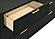 Kendall 6-drawer Dresser Black and Gold by Coaster