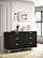 Kendall 6-drawer Dresser Black and Gold by Coaster