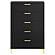 Kendall 5-drawer Chest Black and Gold by Coaster