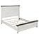 Lilith Queen Panel Bed Distressed Grey and White by Coaster