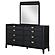Brookmead 8-drawer Bedroom Dresser w/Mirror Black by Coaster