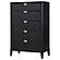 Brookmead 5-drawer Bedroom Chest Black by Coaster