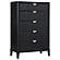 Brookmead 5-drawer Bedroom Chest Black by Coaster