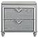 Veronica 2-drawer Nightstand Bedside Table Light Silver by Coaster