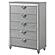 Veronica 5-drawer Bedroom Chest Light Silver by Coaster